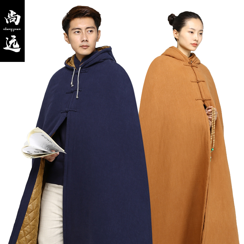 Shangyuan Linen Lining with Cotton Meditation Cloak/Lay Meditation Cloak Monk's Clothing Meditation Cloak