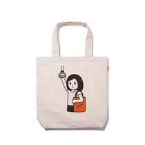 FINER Japanese cartoon men and women canvas bag large capacity shoulder Hand bag women Bag tote bag student cloth bag