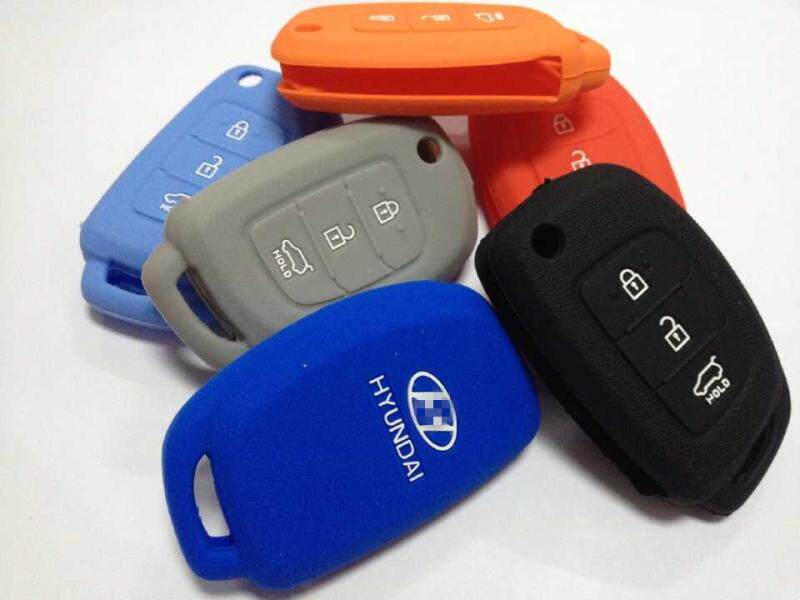 Wholesale Brand New Santa Fe Ix45 Ix35 Mistra Elantra Ix25 Sonata 9 Silicone Car Key Case Cover