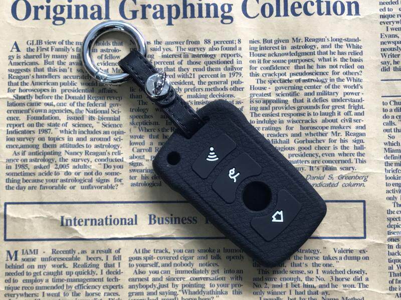Suitable for 3 Series, 5 Series, 6 Series, 7 Series, X3, X5, X6, Z4 Silicone Key Case, Car Key Cover, Remote Control Protective Case