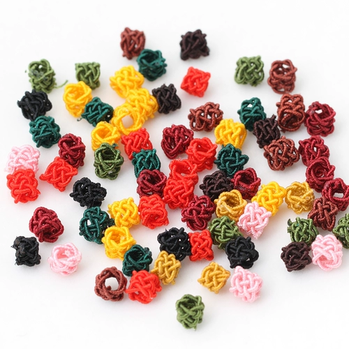 DIY ручной работы опухолевой трубки ананасовой шляпа с высоким ожерельем веревочного колье браслет китайский узел аксессуары аксессуары материал