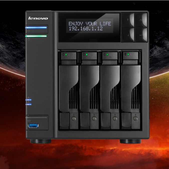 Lenovo AS04 4 disc bits four core NAS Internet storage server disk array private cloud disk