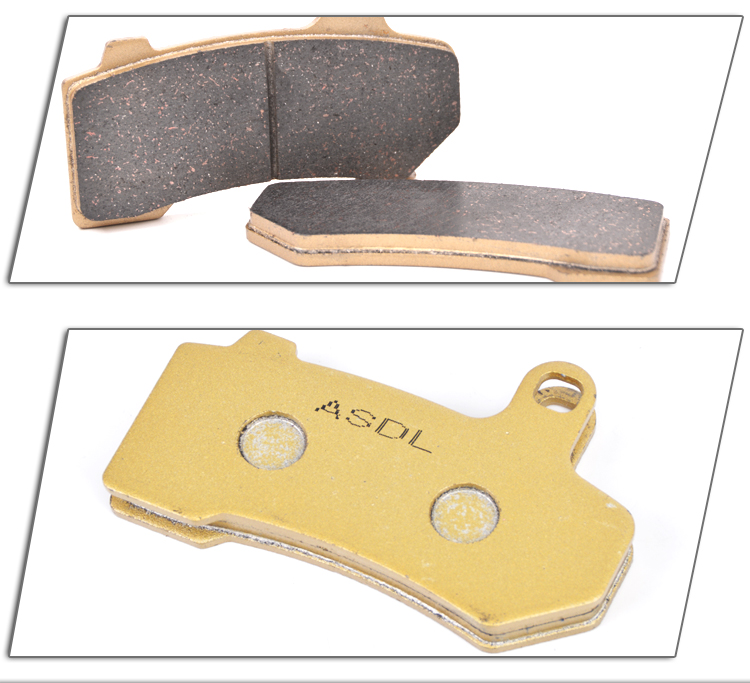Áp dụng cho Harley Wei Luther Road King Supreme Avenue trượt phụ kiện sửa đổi xe máy đĩa phanh đĩa phanh trước và phanh sau - Pad phanh má phanh xe máy