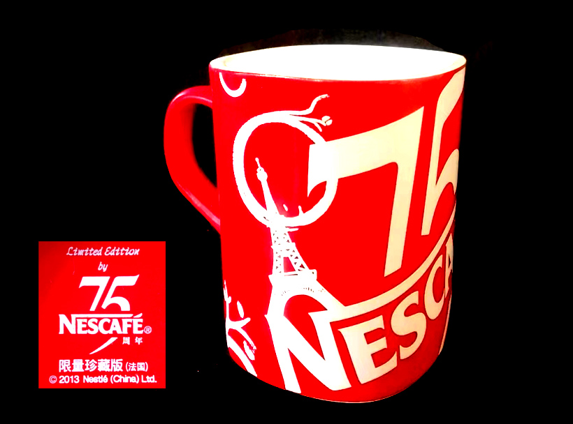 (Nestle Themed Collection) 2013 limited edition of the collection (French) coffee red cup-Taobao