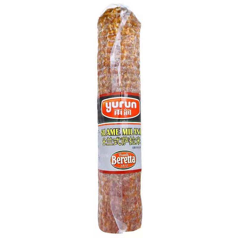 Yurun Milan-style salami Salame Milano pizza baked cold cut sausage ready-to-eat whole root about 0 9KG