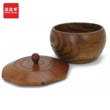 Сасаки перечислен с твердым древесным хранением коробки с закусочной фрукты с крышкой деревянной кастрюль