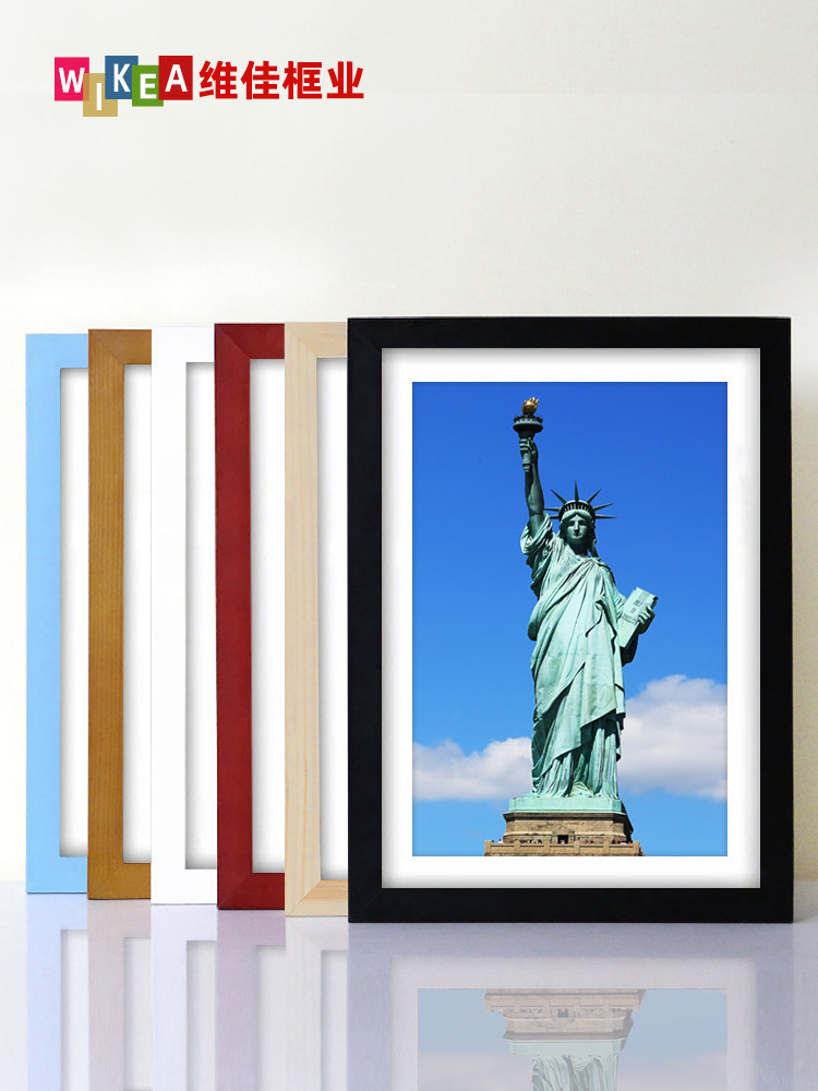 Дерево фоторамка стена 16 дюймов 20 плакат обрамленный рамка 8K Open 4K ребенок головоломки рамка A3 сделанный на заказ a4 рамка