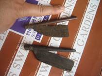 Rural harvests old hair tool old razor shaving knife shaving knife and a pair of pulp