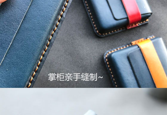 Tương phản chủ thẻ da làm bằng tay Da da dung lượng lớn nam nữ chủ thẻ kinh doanh Coin ví chủ thẻ ví - Chủ thẻ ví nam hàng hiệu