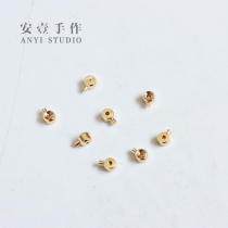 Buckle snap wire wire fishing wire positioning buckle copper plated 14K gold diy handmade necklace bracelet closing clip