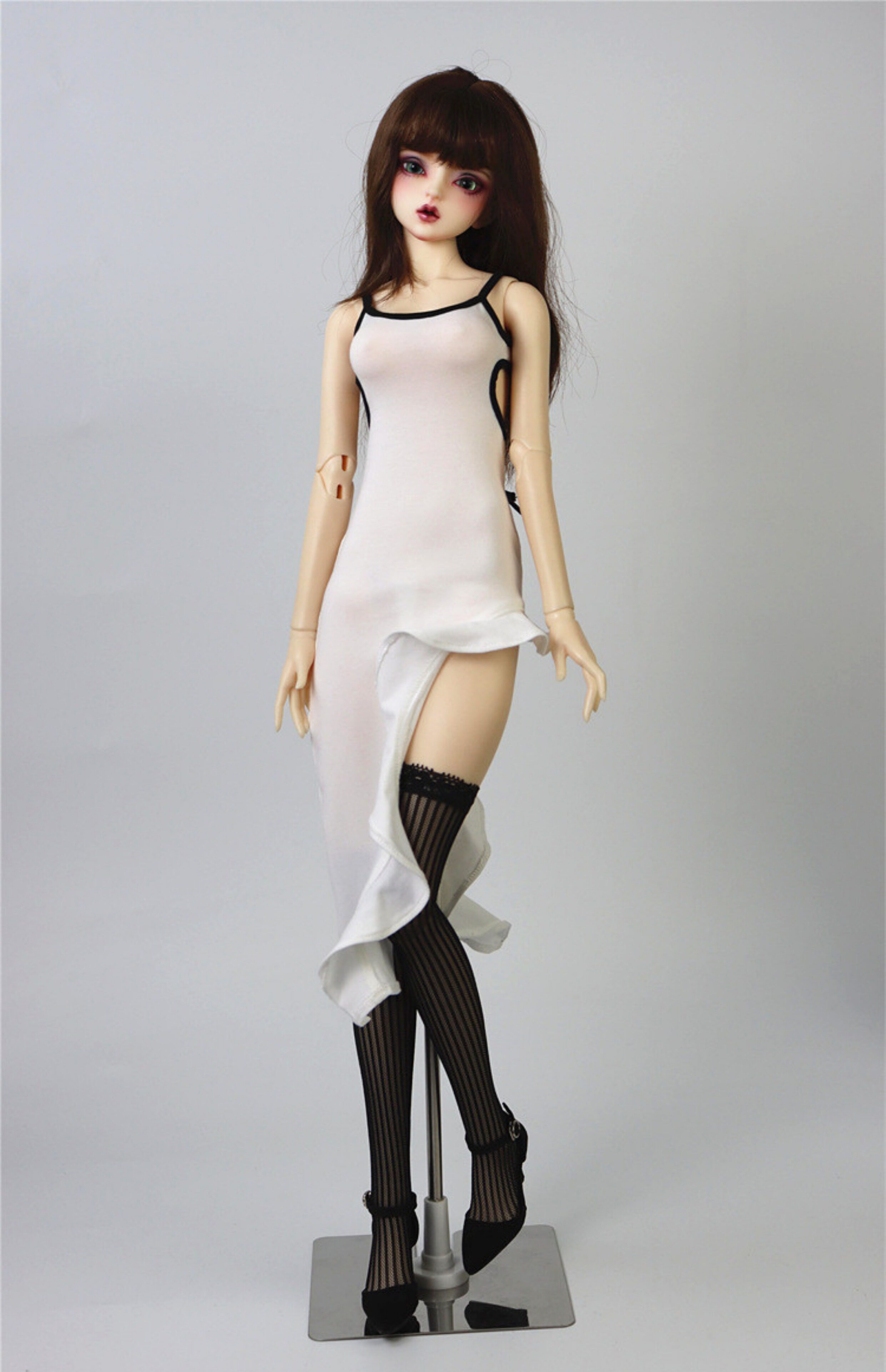 Angels Covenant BJD3分/4分6分提花条网袜