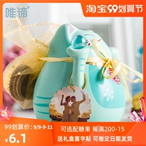 Weiden wedding candy box creative lucky cat ceramic candy box wedding full moon with hand gift candy box customization