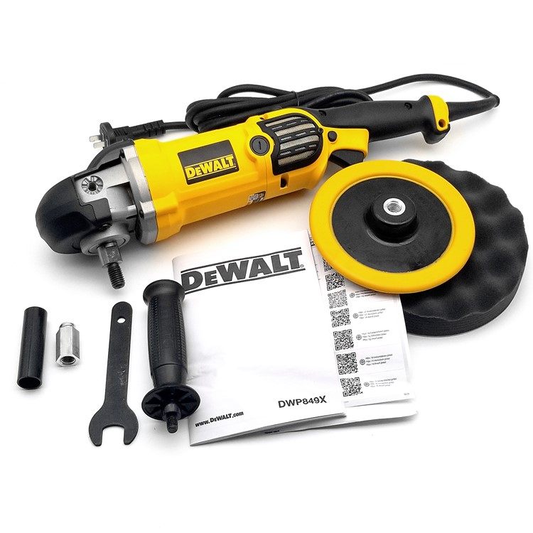 Dewei polishing machine DWP849 electric hand-held paint beauty orange grain sand marks recovery car waxing machine sealing glaze