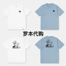 Carhartt WIP Nails T-Shirt Kahart nail hammer cartoon character short sleeve half-sleeve T-shirt