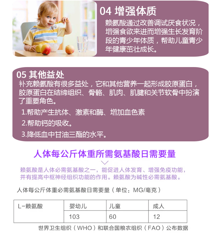 GNC 健安喜赖氨酸