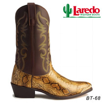 Laredo western cowboy boots imported from the United States mens American riding boots mid-calf leather soles