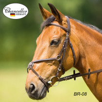 German British-style water rein horse farm equestrian saddle accessories cowhide bridle reins thick hair padded harness