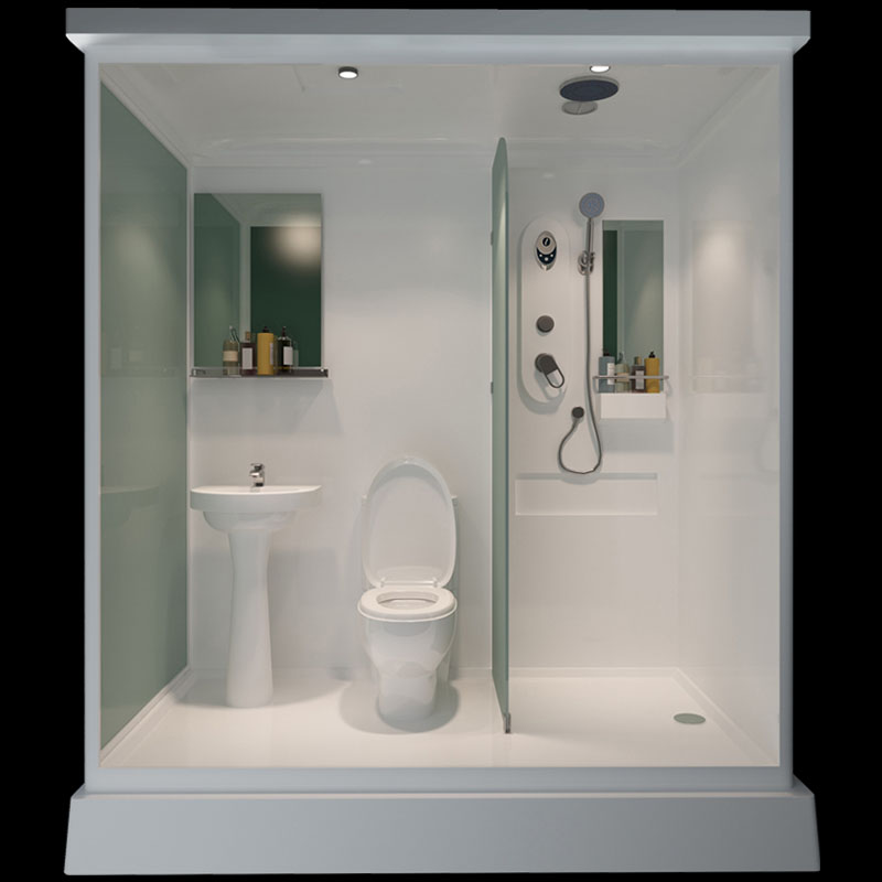 Shower room overall Bathroom powder room integrated mobile home bathroom partition glass room integrated bathroom