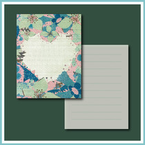50 sheets of French hand painted and drawing love portable pen paper fashion letter paper letterhead sign up for a note