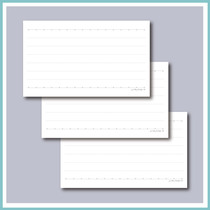 50 (optional)Japanese style 3X5 inch elegant literary youth reading cards digest index cards double-sided