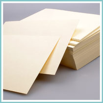 10 standard price ivory yellow blank postcards DIY hand drawn doodle homemade postcards 300g cards