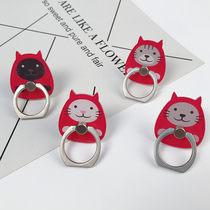 New Year lucky cat ring buckle bracket Apple X mobile phone ring buckle Desktop video cute bracelet buckle Unisex