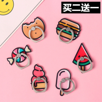 Creative cute foodie gourmet ring buckle bracket paste Korean version of the cartoon ice cream mobile phone ring bracket custom