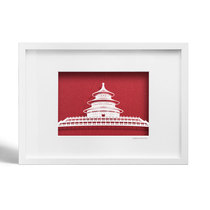 o3 original design Temple of Heaven Chinese paper-cut crafts living room ornaments home accessories gifts