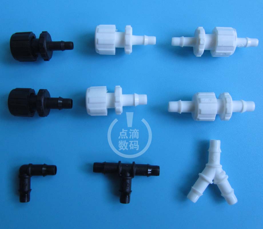 Inkjet printer tube plug Photo machine ink tube straight through UV flatbed printer three-way ink tube docking joint