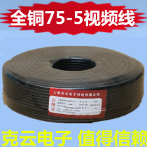 Monitoring video line SYV75-5 96-woven copper mesh high quality ultra-stable 200 m oxygen-free copper core