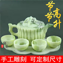 Natural Afghan white jade blue field jade topaz jade jade ornaments gifts business ornaments