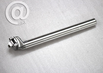 @BIKE FIXED GEAR Polished Silver Seatpost 27 2