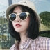 2018 mới Hàn Quốc thủy triều retro khung tròn ulzzang đường phố kính râm nhỏ khung nhỏ hoang dã lưới đỏ ins kính râm nữ Kính râm