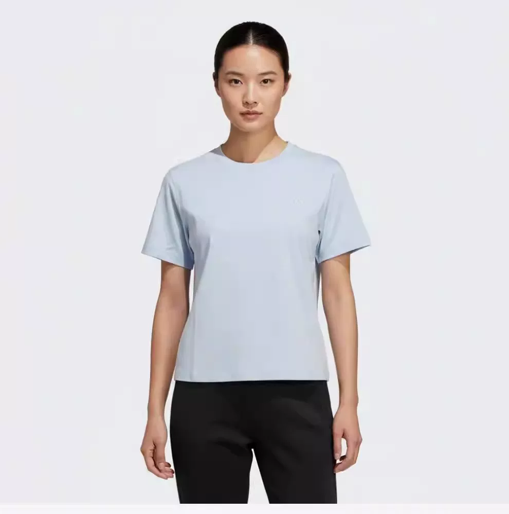 [Adidas женская повседневная короткая футболка HF7311 7284 HE4511 HE4526 4525 GP5558]