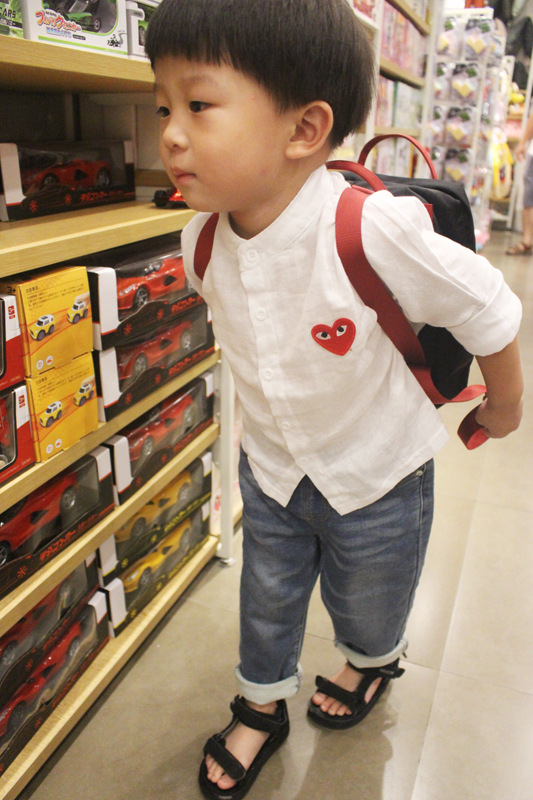 Chemise enfant à manche longue en coton - Ref 2083201 Image 22