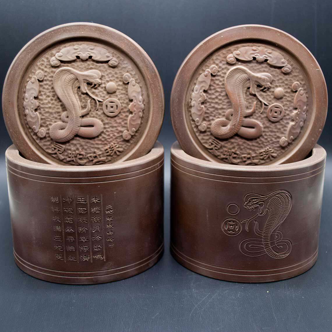 中国 蟋蟀罐 蟋蟀盆 平盖125】澄泥蟋蟀盆：山东名家手工打造，收藏级蟋蟀罐，你值得拥有