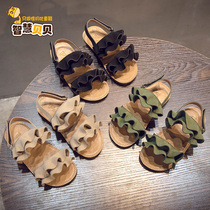 Girls Sandals 2021 summer new Korean version of children soft soled Joker shoes baby shoes open toe sandals