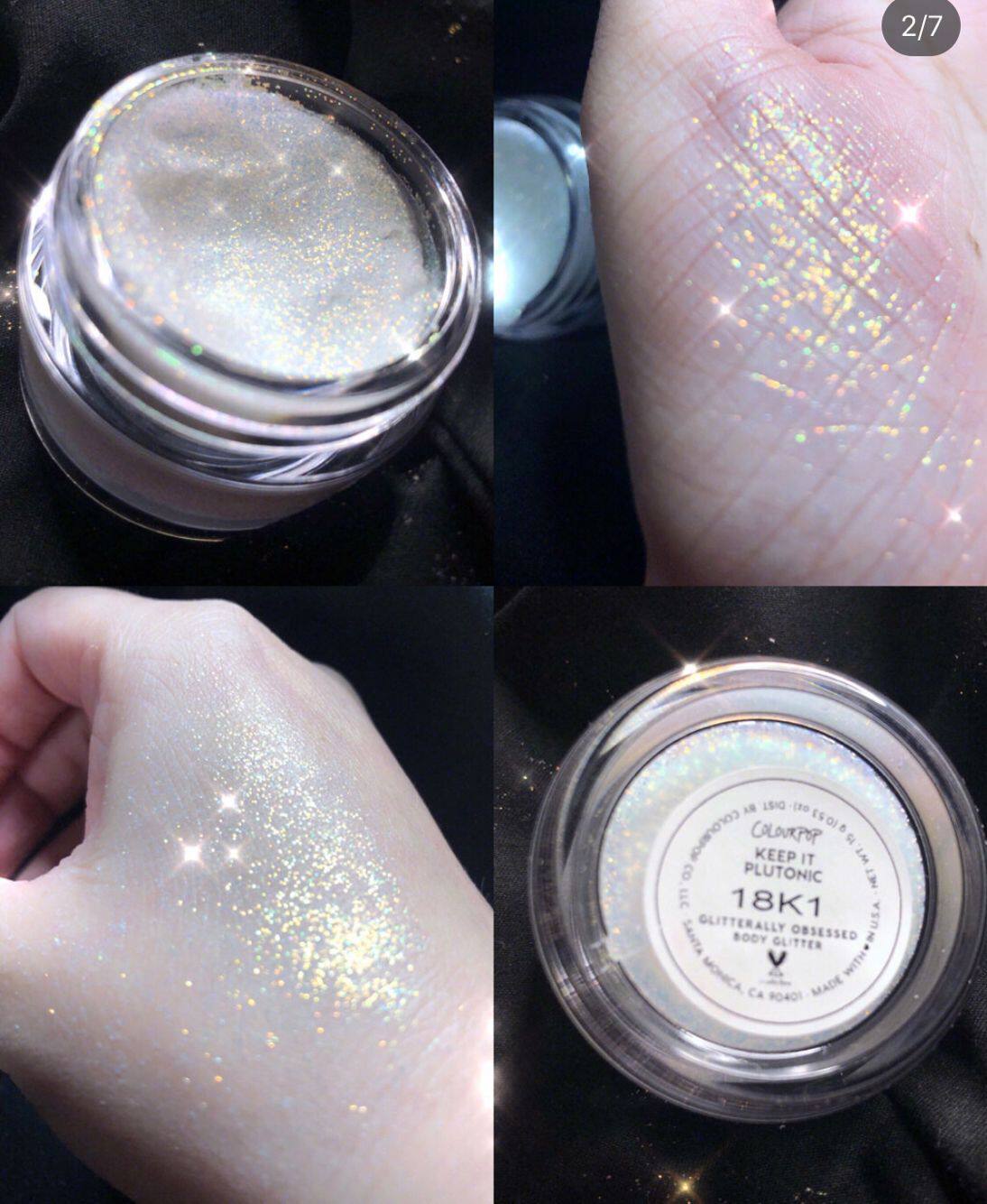 (In stock) US official website colourpop gel eye shadow cream keep it plutonic