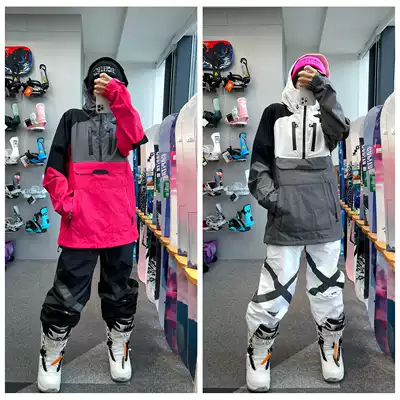 VOLCOM ski suit pullover veneer men's AND women's warm and breathable BRIGHTON diamond ski suit