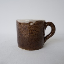 Vintage Middle-aged French Cul Noir Small Cup