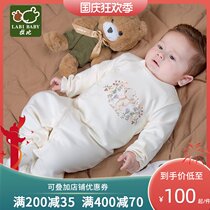 Rabbi baby clothes spring and autumn partial open one-piece clothes boy ha clothes baby baby climbing clothes newborn pajamas