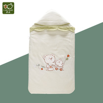 Rabbi official flagship baby hustle spring summer autumn and winter carts are baby newborn air conditioning sleeping bag swaddling blanket