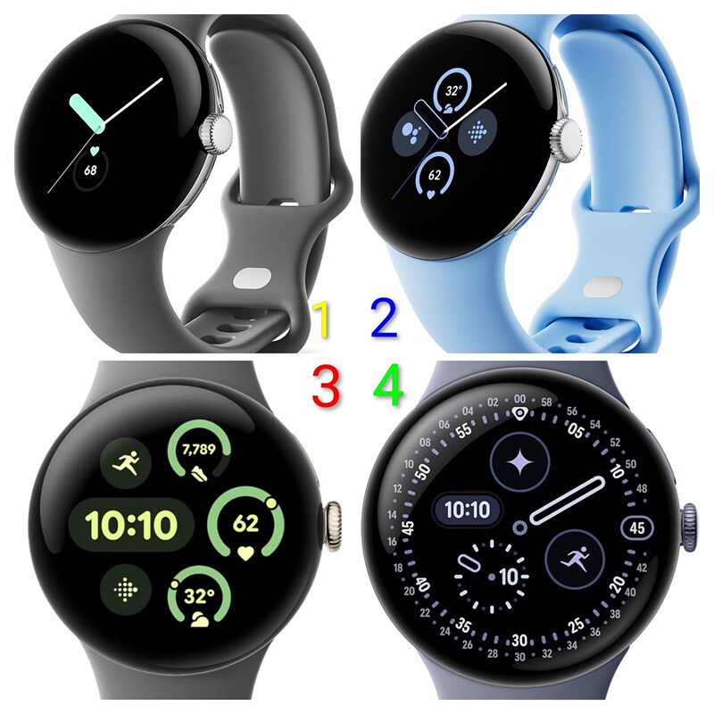 Google Pixel Watch 1 2 3 4 Smartwatch 3000 Units Google Android Smart Watch