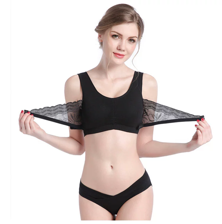 Nam Cực không có vòng thép cỡ lớn áo ngực tụ tập không có dấu vết ngủ nữ ren vest điều chỉnh đồ lót cotton