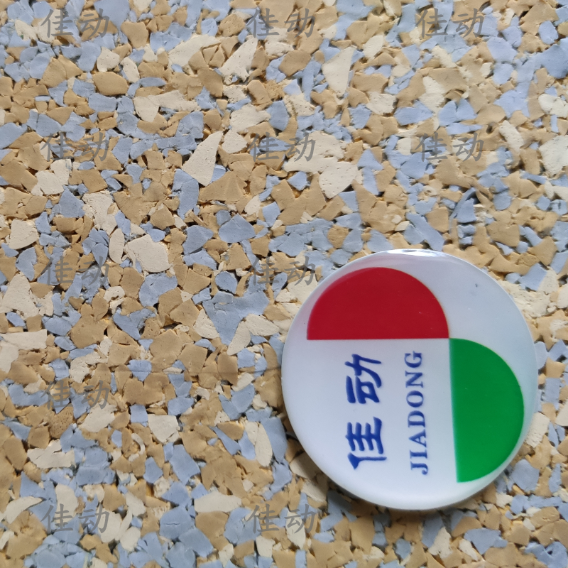 3mmEPDM rubber granule color dot silicone mat island decoration props surface treatment modern style coil