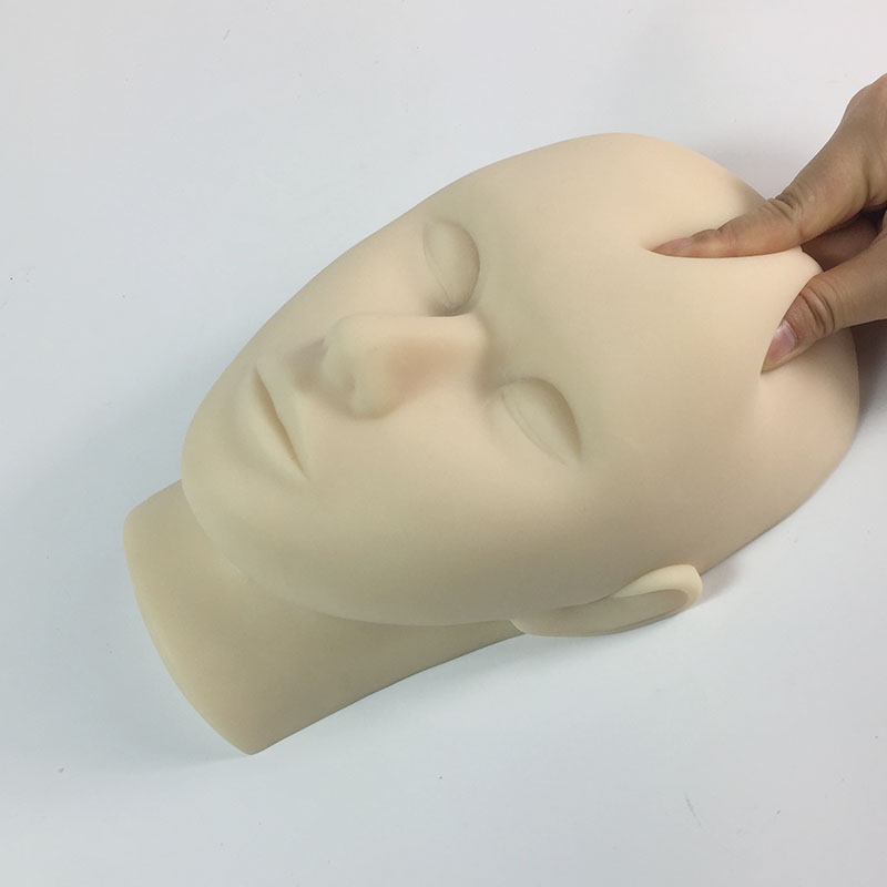 Micro plastic silicone head mold beauty injection suture simulation head practice dummy head doll head injection practice