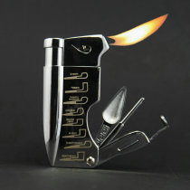 Pipe special lighter PIPELIN with tool smoke knife pressure rod through needle suitable for heather pipe