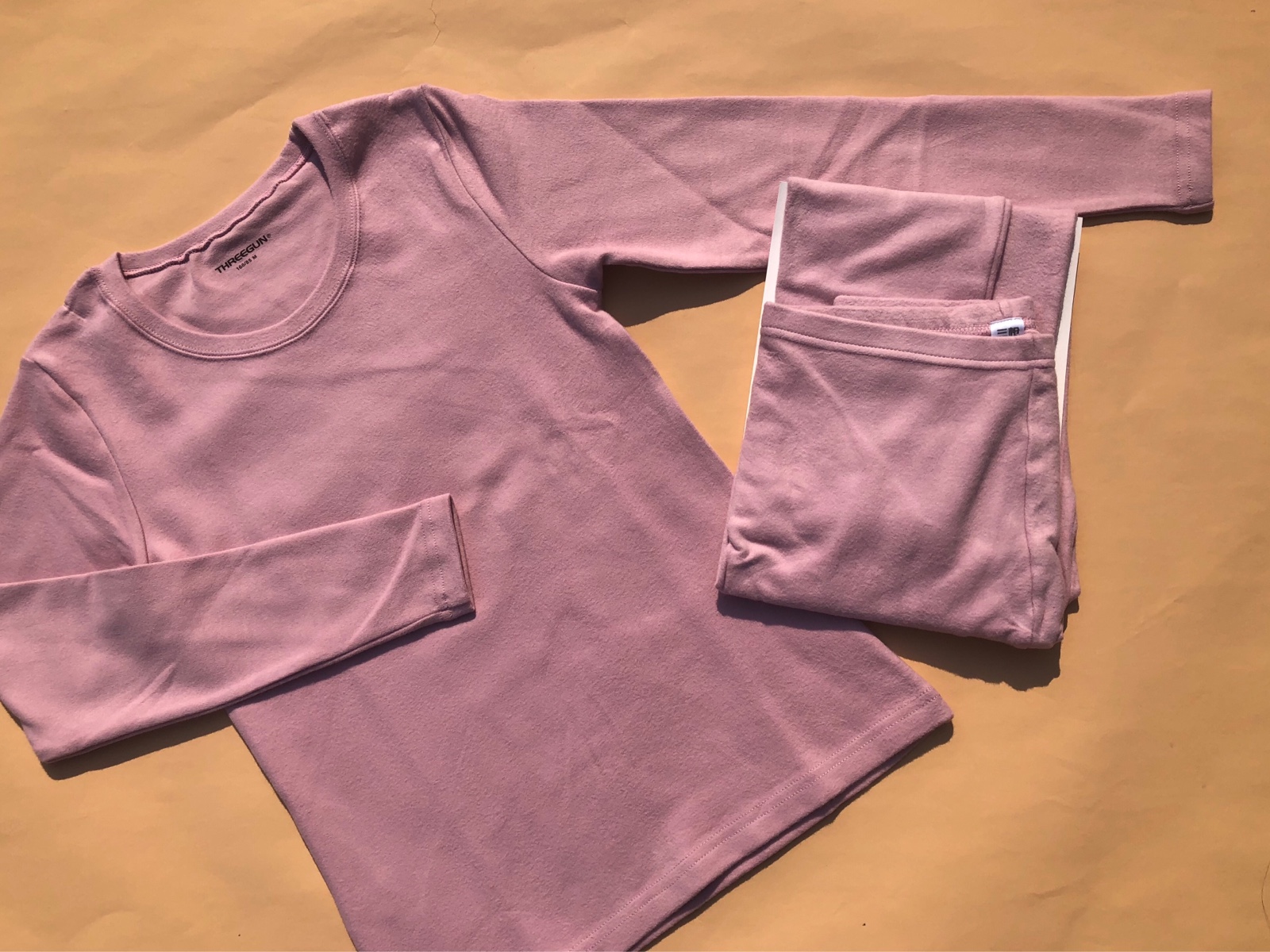 メンズ快適なコットン厚手起毛プラッシュメンズ/レディースラウンドネック下着厚手秋服と秋パンツスーツ