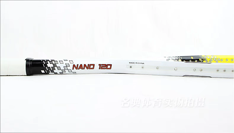 Giải trí đào tạo squash racket đỏ vàng xanh vài shot Nano120 carbon đầy đủ siêu nhẹ 140 grams