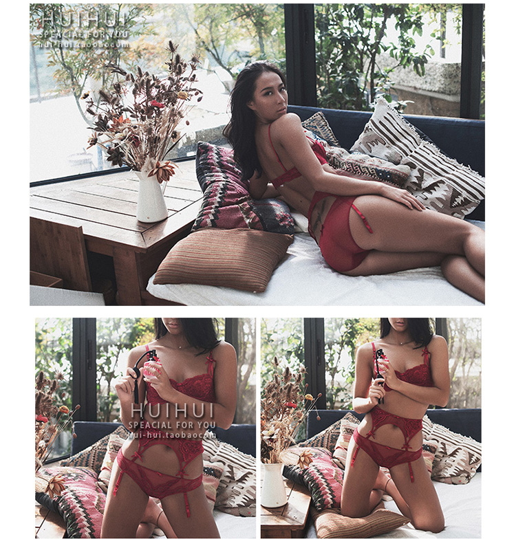 Hui girl HUIHUI Châu Âu và Mỹ ren gợi cảm garter rỗng gợi cảm nữ dây nịt đùi vòng kẹp